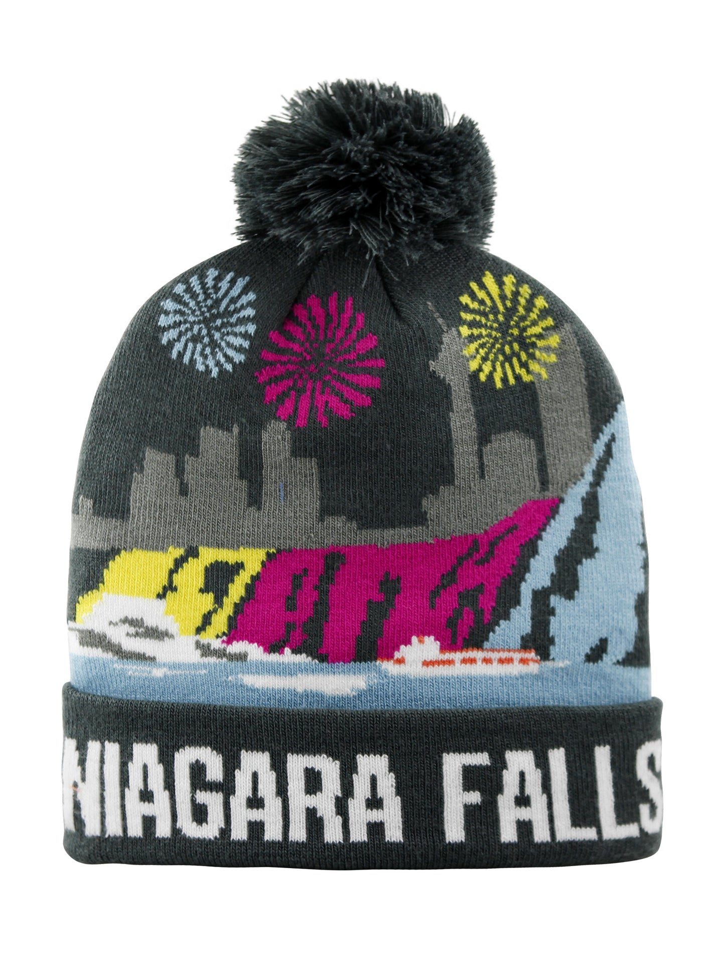 Landmark Beanies - Niagara Falls Night Scene with Fireworks