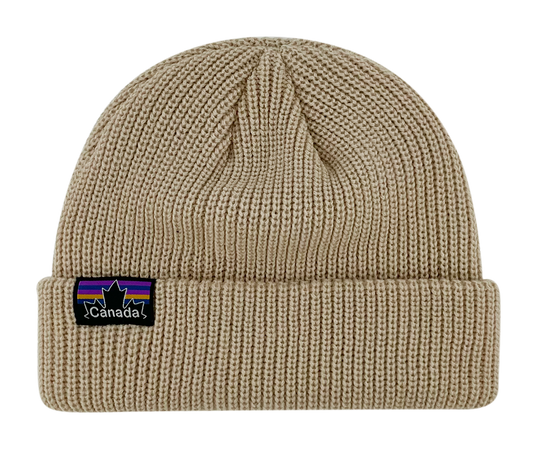 Canada Low Profile Fisherman Style Knit Toques