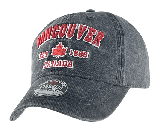 Baseball Cap, Retro Wash - Vancouver
