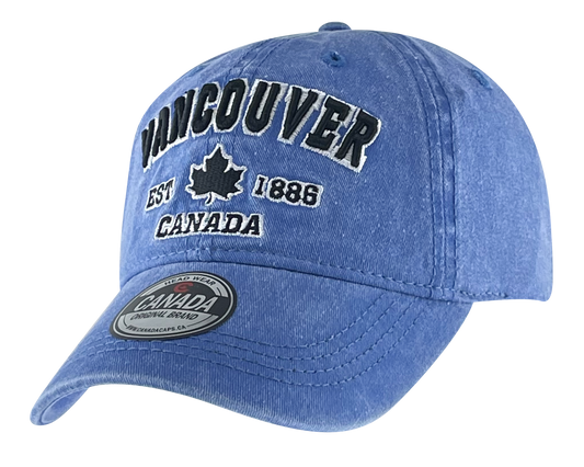 Baseball Cap, Retro Wash - Vancouver