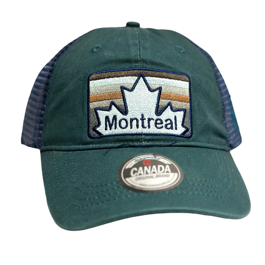 Montreal Baseball Hat - MeshBack Patagon-Style Silhouette
