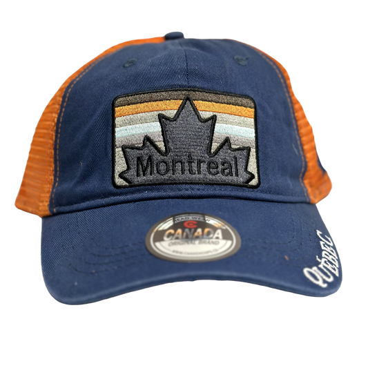 Montreal Baseball Hat - MeshBack Patagon-Style Silhouette