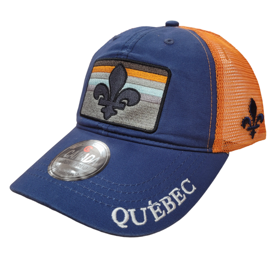 Quebec Baseball Hat - MeshBack Patagon-Style Silhouette