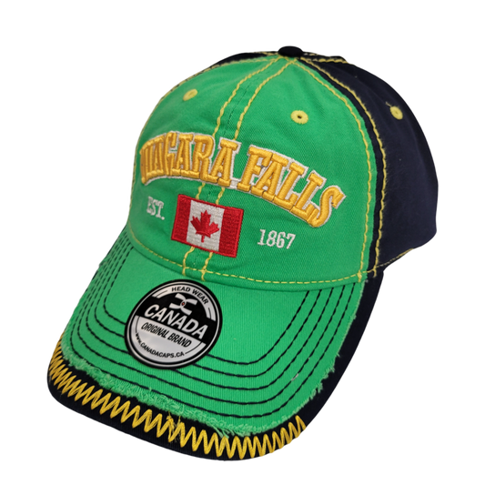 Baseball Hats - Niagara Falls Washed Distressed Vintage Work