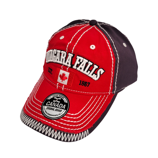 Baseball Hats - Niagara Falls Washed Distressed Vintage Work