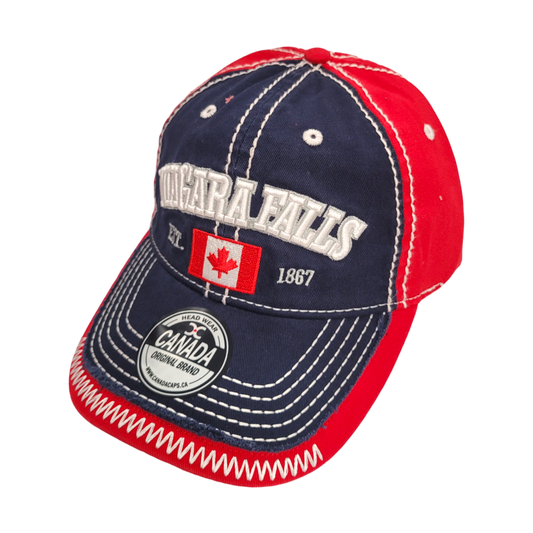 Baseball Hats - Niagara Falls Washed Distressed Vintage Work