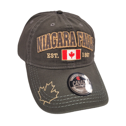 Niagara Falls Baseball Hats - Cotton w/ Applique Embroidery
