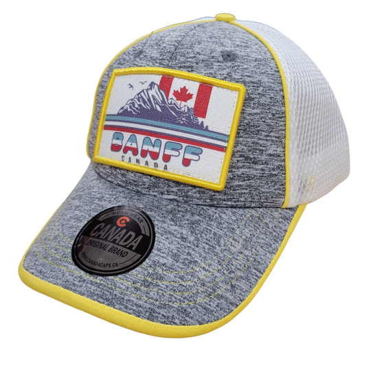 Banff Baseball Hats - Meshback with Woven Patch