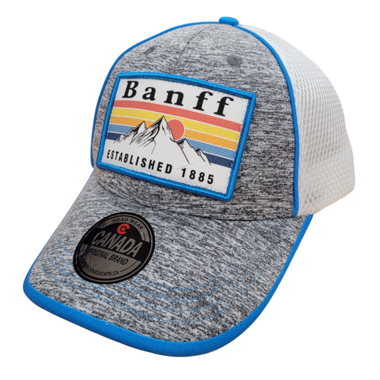 Banff Baseball Hats - Meshback with Woven Patch