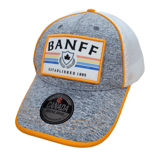 Banff Baseball Hats - Meshback with Woven Patch