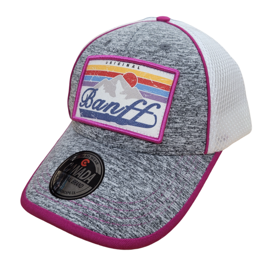 Banff Baseball Hats - Meshback with Woven Patch