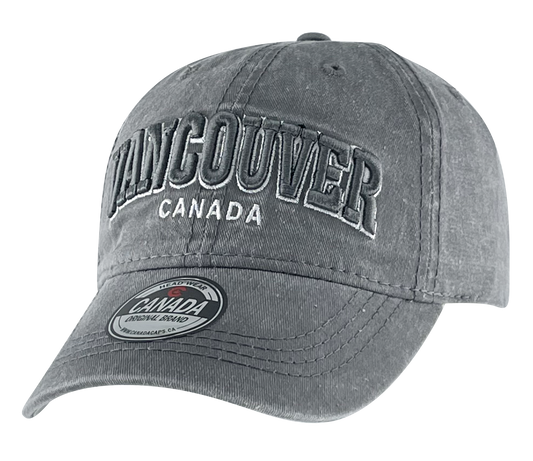 Vancouver Baseball Hats Washed Tone-on-Tone