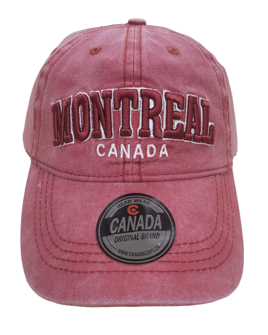 Montreal Baseball Hats Washed Tone-on-Tone