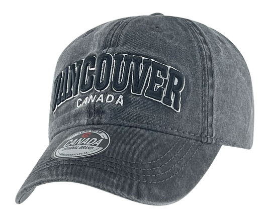 Vancouver Baseball Hats Washed Tone-on-Tone