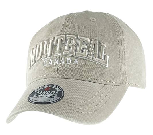 Montreal Baseball Hats Washed Tone-on-Tone