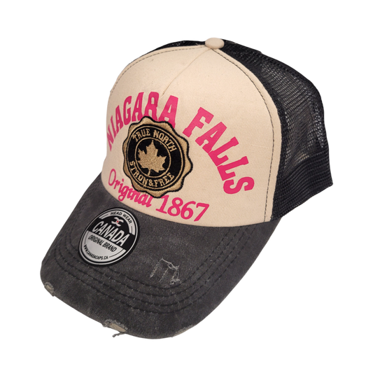 Niagara Falls Baseball Cap Distressed Vintage Logo