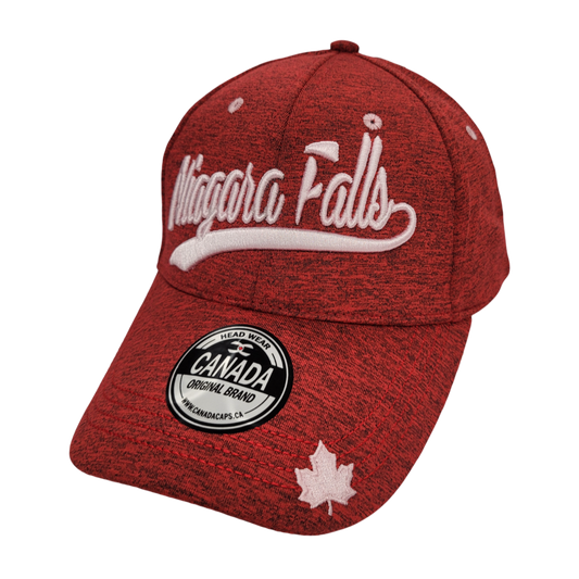Niagara Falls Baseball Hats - Micro Fiber Sports Cap - Salt & Pepper Colours