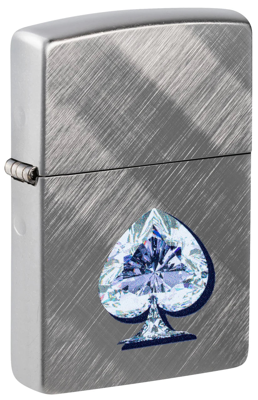 Zippo Lighter 28182 Ace of Spades Diamond Design (46472)