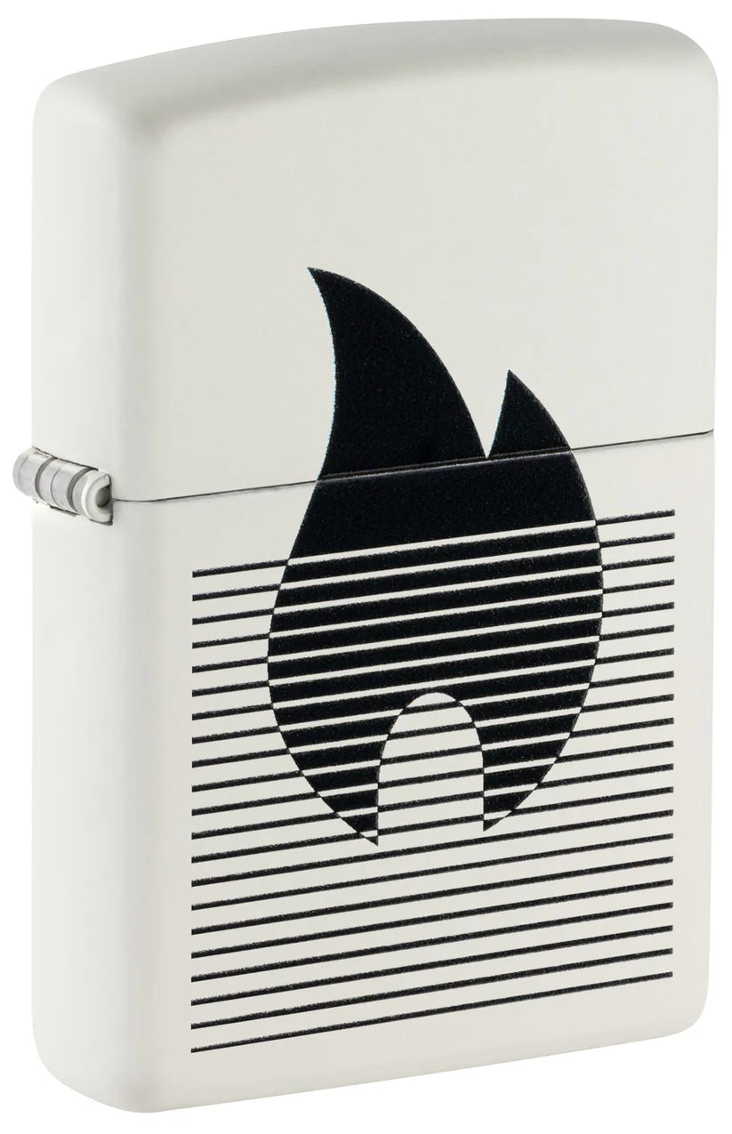 Zippo Lighter 214 Lined Flame Design (46485)