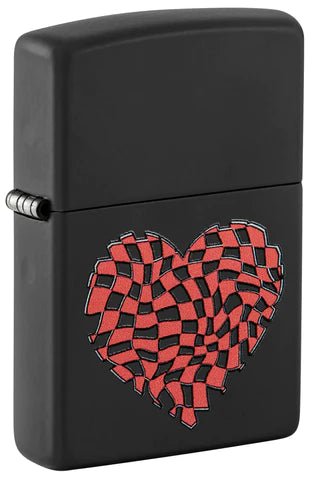 ZIPPO Checkered Heart (48719)
