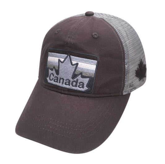 Canada Baseball Hat - MeshBack Patagon-Style Silhouette