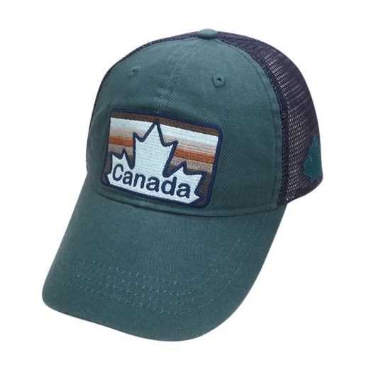 Canada Baseball Hat - MeshBack Patagon-Style Silhouette