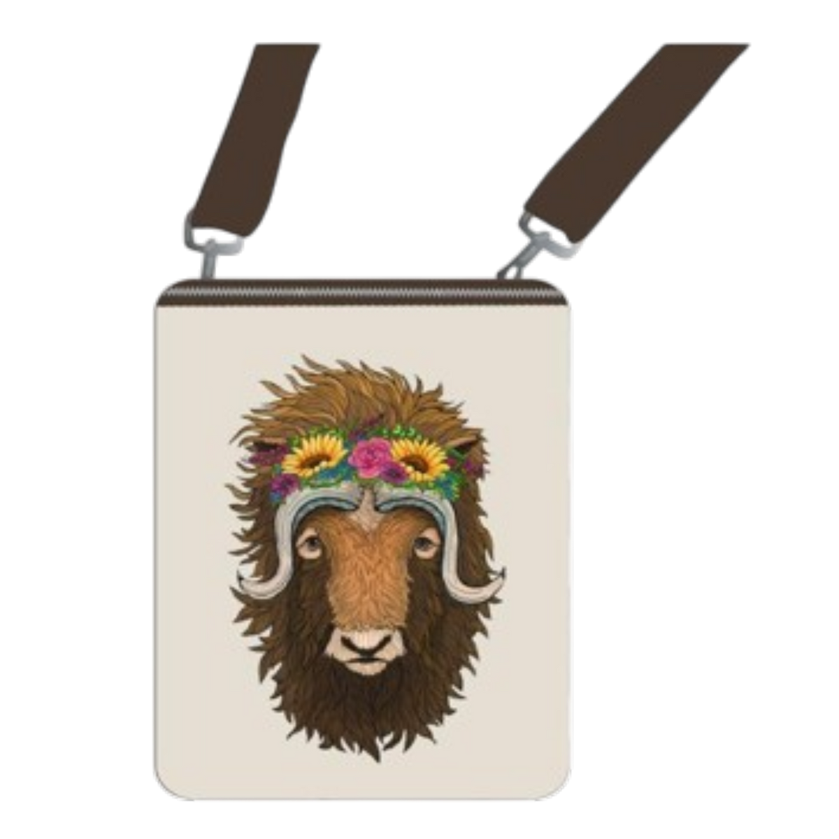 Licensed Canvas Crossbody - ARW - Musk Ox Hair Don't Care