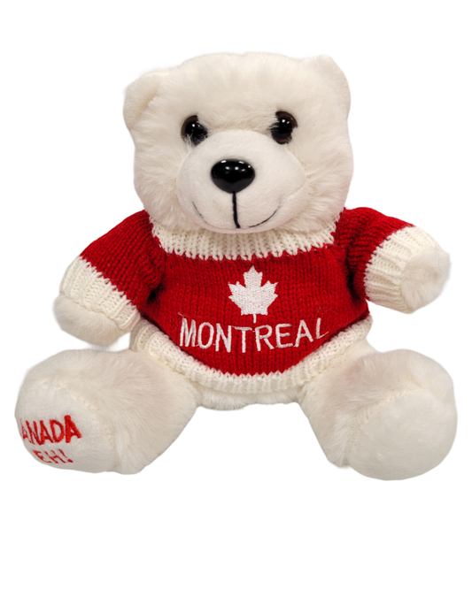 Furry Plush with Knitted Sweater Montreal