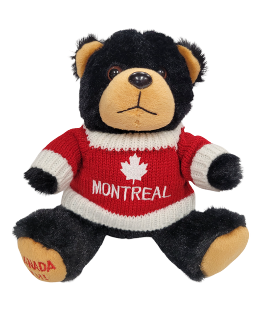 Furry Plush with Knitted Sweater Montreal