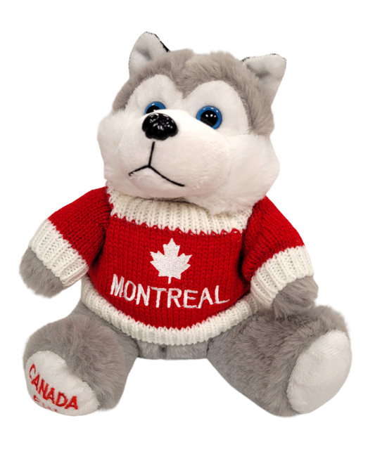 Furry Plush with Knitted Sweater Montreal