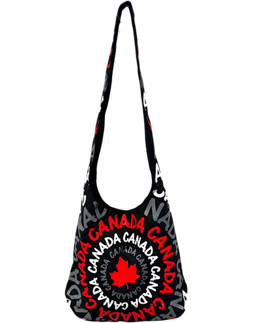 Canada Canvas Cross-Body Sling Bag