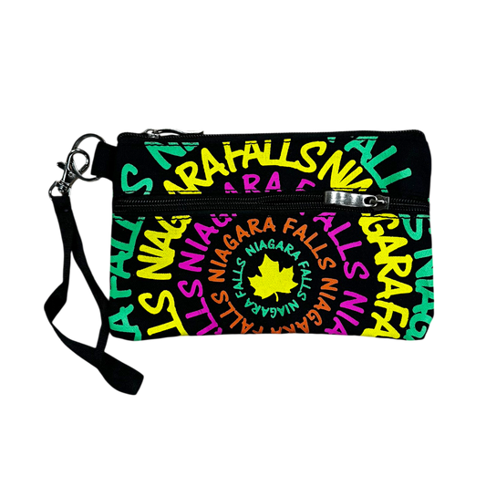 Canada Souvenir Canvas Wristlet