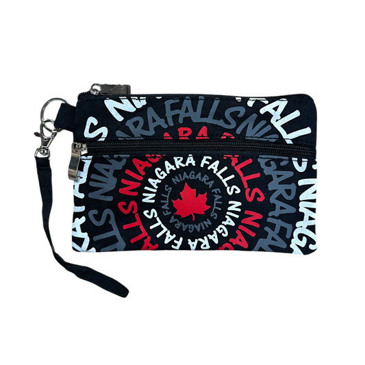 Canada Souvenir Canvas Wristlet