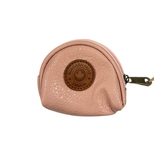 Niagara Falls Vegan Leather Coin Purses w/Zippers Oval