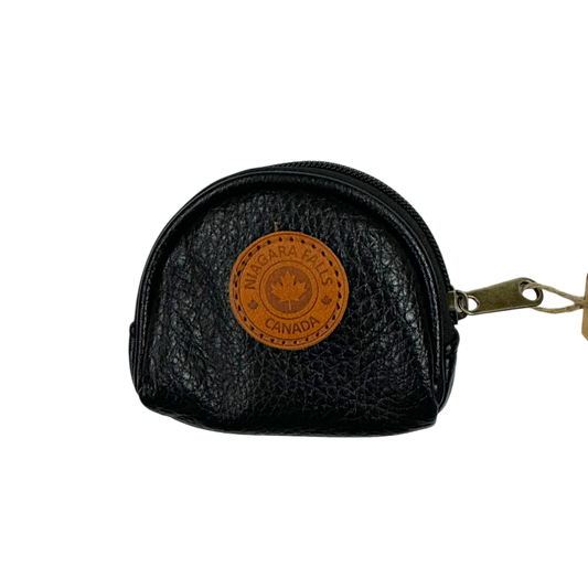 Niagara Falls Vegan Leather Coin Purses w/Zippers Oval