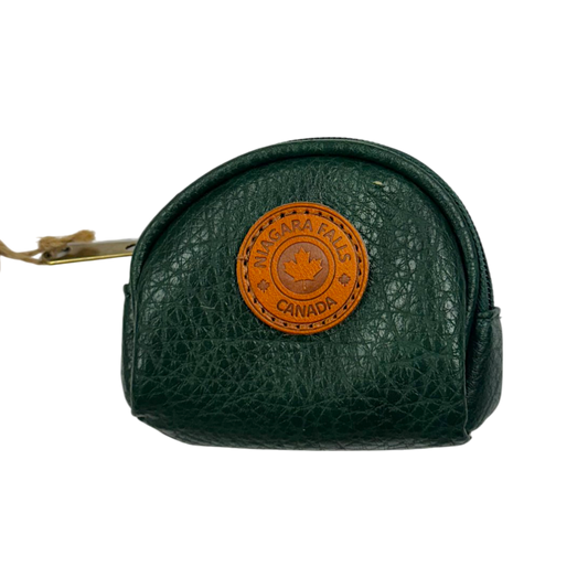Niagara Falls Vegan Leather Coin Purses w/Zippers Oval
