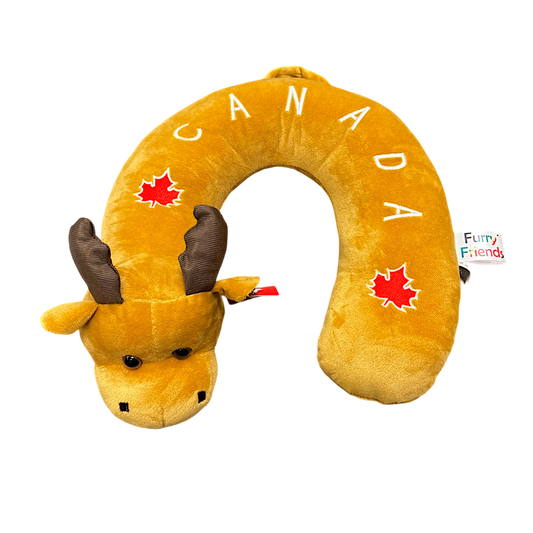 Canada Plush Neck Cushions - Animals