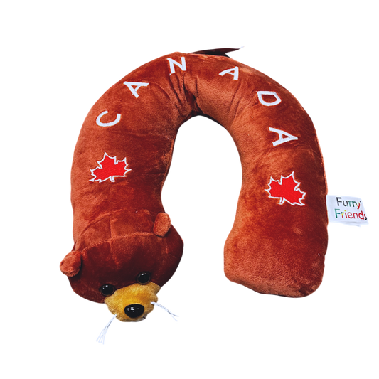 Canada Plush Neck Cushions - Animals