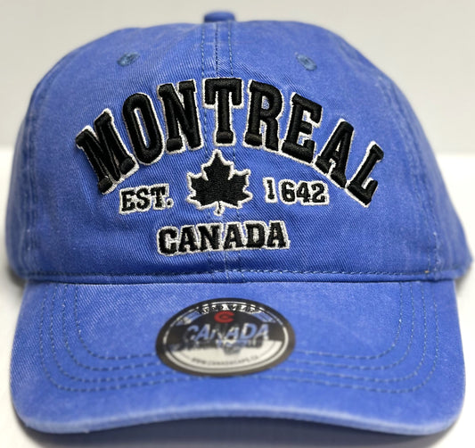 Baseball Cap, Retro Wash - Montreal