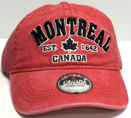 Baseball Cap, Retro Wash - Montreal