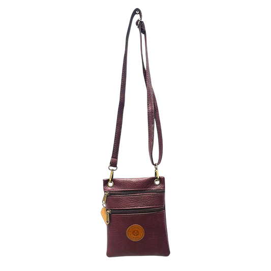 Quebec Vegan Leather Neck Wallet - Crossbody (17x20cm)