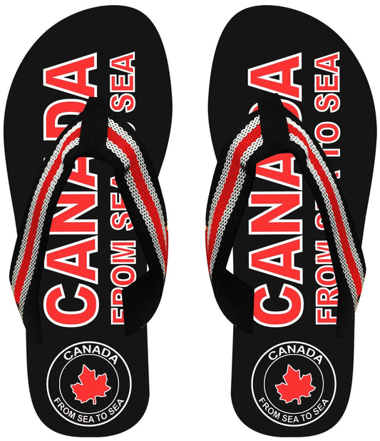 Flip Flop Sandals MENS - Canada From Sea to Sea (S-M-L)