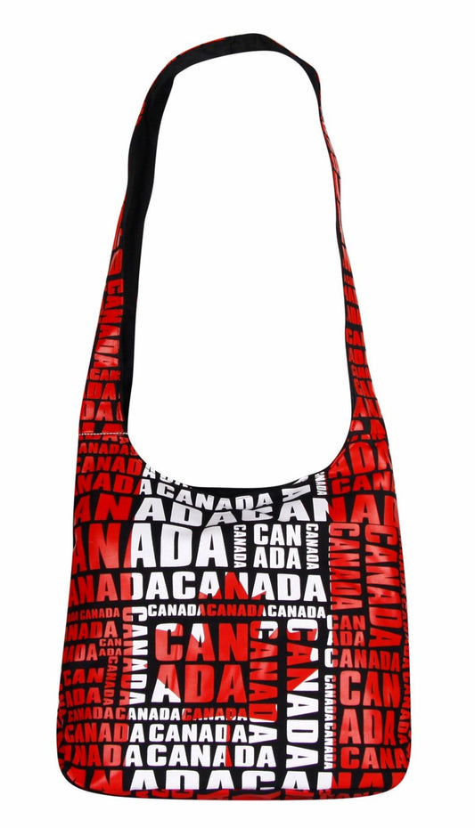Canada Sling Bags - Crossbody Style Flag Vintage & Flag Montage