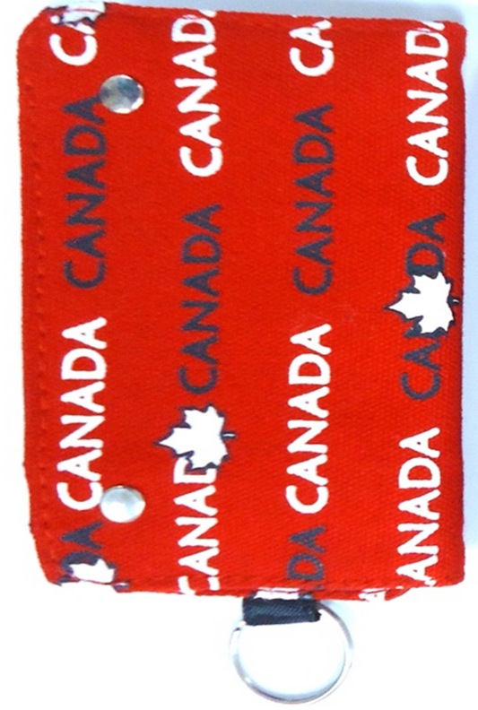Canada Canvas Tri-fold Wallet