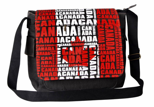 Canada Canvas Large Messenger Bag