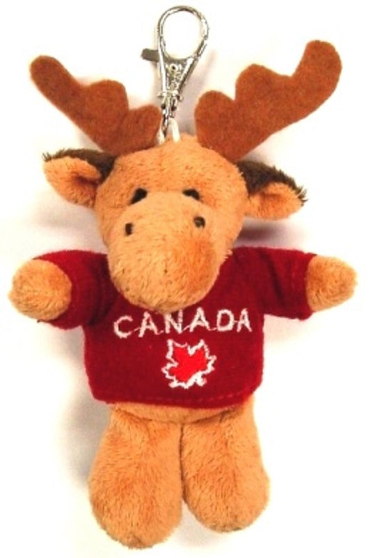 Canada 4" Key Chain Clip with Hoodie