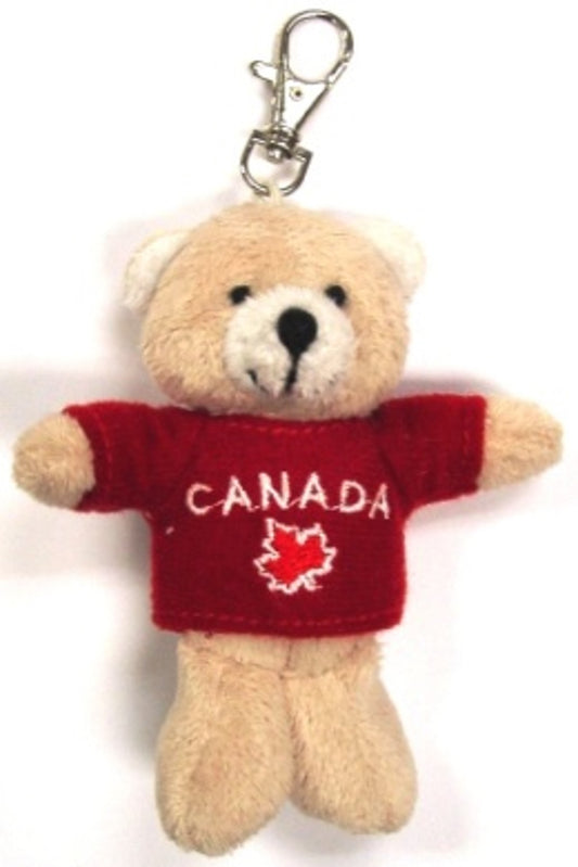 Canada 4" Key Chain Clip with Hoodie