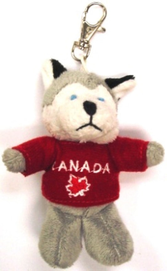 Canada 4" Key Chain Clip with Hoodie