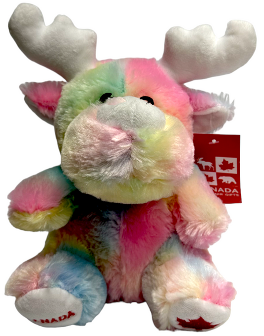 Canada Plush Furry 8" - Rainbow
