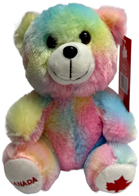 Canada Plush Furry 8" - Rainbow